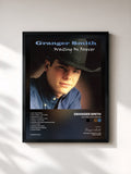#noir Tableau de l'album Waiting on Forever de Granger Smith, cadre noir, imprimé et encadré en France