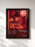 #noir Tableau de l'album Dionne Warwick de Dionne Warwick, cadre noir, imprimé et encadré en France