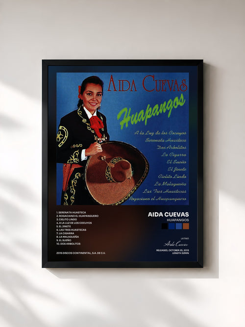 Aida Cuevas · Huapangos — Affiche encadrée