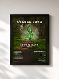 #noir Tableau de l'album Serenity (Svarga Loka Vol.8) de Edward Maya, cadre noir, imprimé et encadré en France