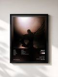 #noir Tableau de l'album LIFE I CHOSE de KILLY, cadre noir, imprimé et encadré en France