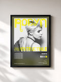 #noir Tableau de l'album Indestructible de Robyn, cadre noir, imprimé et encadré en France