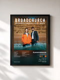 #noir Tableau de l'album Broadchurch (Music From The Original TV Series) de Ólafur Arnalds, cadre noir, imprimé et encadré en France