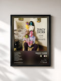 #noir Tableau de l'album Love and Its Opposite de Tracey Thorn, cadre noir, imprimé et encadré en France