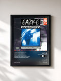#noir Tableau de l'album 5150 Home 4 Tha Sick de Eazy-E, cadre noir, imprimé et encadré en France