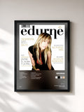 #noir Tableau de l'album Edurne de edurne, cadre noir, imprimé et encadré en France