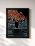 #noir Tableau de l'album Kiss Each Other Clean de Iron & Wine, cadre noir, imprimé et encadré en France