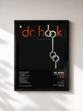 #noir Tableau de l'album A Little Bit More de Dr. Hook, cadre noir, imprimé et encadré en France
