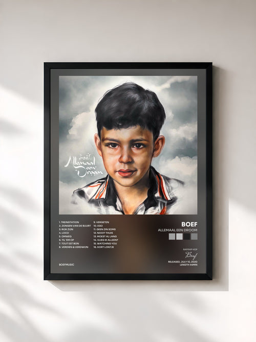 Boef · Allemaal Een Droom — Affiche encadrée