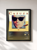 #noir Tableau de l'album Minha História de Cazuza, cadre noir, imprimé et encadré en France
