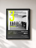 #noir Tableau de l'album 쏘리 쏘리 SORRY, SORRY - The 3rd Album de SUPER JUNIOR, cadre noir, imprimé et encadré en France
