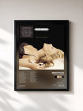 #noir Tableau de l'album Pieces of A Dream de Anastacia, cadre noir, imprimé et encadré en France