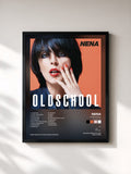 #noir Tableau de l'album Oldschool (Deluxe Edition) de Nena, cadre noir, imprimé et encadré en France