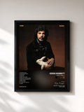 #noir Tableau de l'album Eddie Rabbitt de Eddie Rabbitt, cadre noir, imprimé et encadré en France