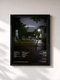 #noir Tableau de l'album Görlitzer Park de K.I.Z, cadre noir, imprimé et encadré en France