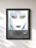 #noir Tableau de l'album Espejos Del Alma de Yuri, cadre noir, imprimé et encadré en France