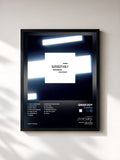 #noir Tableau de l'album Godspeed de GRIEFJOY, cadre noir, imprimé et encadré en France