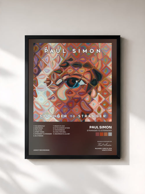 Paul Simon · Stranger To Stranger — Affiche encadrée