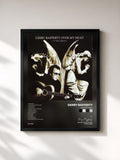#noir Tableau de l'album Over My Head de Gerry Rafferty, cadre noir, imprimé et encadré en France