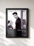 #noir Tableau de l'album She de Harry Connick Jr., cadre noir, imprimé et encadré en France