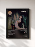 #noir Tableau de l'album Carboni de Luca Carboni, cadre noir, imprimé et encadré en France