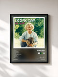 #noir Tableau de l'album My Heart de Doris Day, cadre noir, imprimé et encadré en France
