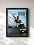 #noir Tableau de l'album Cry Softly Lonely One (Remastered) de Roy Orbison, cadre noir, imprimé et encadré en France