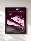 #noir Tableau de l'album Back In The High Life de Steve Winwood, cadre noir, imprimé et encadré en France