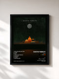 #noir Tableau de l'album Home de Dustin Tebbutt, cadre noir, imprimé et encadré en France
