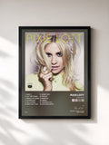 #noir Tableau de l'album Pixie Lott de Pixie Lott, cadre noir, imprimé et encadré en France