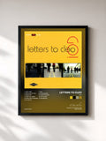 #noir Tableau de l'album Go! de Letters to Cleo, cadre noir, imprimé et encadré en France
