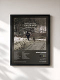 #noir Tableau de l'album Stick Season (We'll All Be Here Forever) de Noah Kahan, cadre noir, imprimé et encadré en France