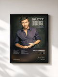 #noir Tableau de l'album Illinois de Brett Eldredge, cadre noir, imprimé et encadré en France