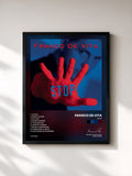 #noir Tableau de l'album Stop de Franco de Vita, cadre noir, imprimé et encadré en France