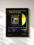 #noir Tableau de l'album Colección De Oro de Luis Enrique, cadre noir, imprimé et encadré en France