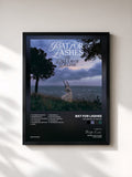 #noir Tableau de l'album The Dream of Delphi de Bat for Lashes, cadre noir, imprimé et encadré en France