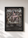 #noir Tableau de l'album Vai Passar Mal de Pabllo Vittar, cadre noir, imprimé et encadré en France