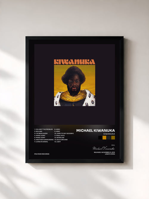 Michael Kiwanuka · KIWANUKA — Affiche encadrée