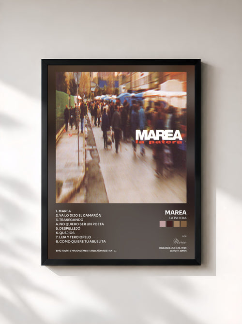 Marea · La Patera — Affiche encadrée