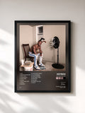 #noir Tableau de l'album Kut Da Fan On de Hotboii, cadre noir, imprimé et encadré en France