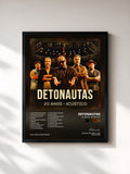 #noir Tableau de l'album 20 Anos - Acústico de Detonautas, cadre noir, imprimé et encadré en France