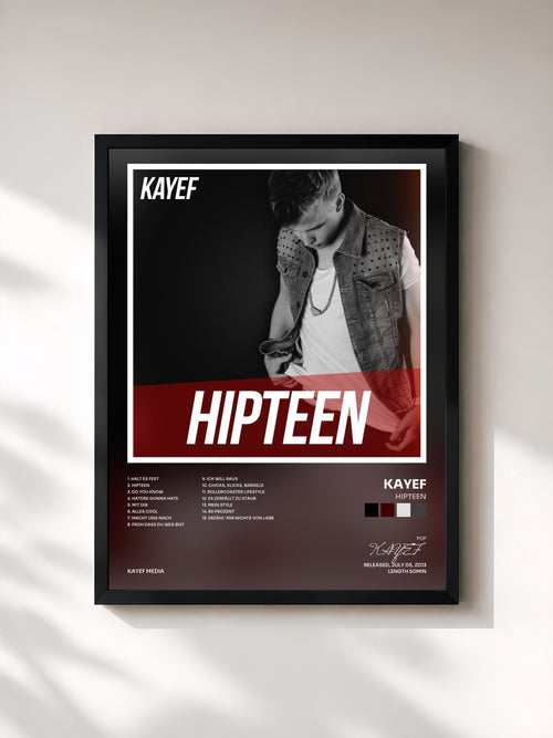 KAYEF · Hipteen — Affiche encadrée