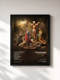 #noir Tableau de l'album Easter is Cancelled de The Darkness, cadre noir, imprimé et encadré en France