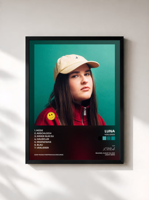 LUNA · verlierer — Affiche encadrée