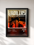 #noir Tableau de l'album Fackeln im Sturm... de Broilers, cadre noir, imprimé et encadré en France