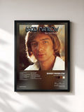 #noir Tableau de l'album This One's For You de Barry Manilow, cadre noir, imprimé et encadré en France