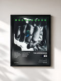 #noir Tableau de l'album Lovey de The Lemonheads, cadre noir, imprimé et encadré en France