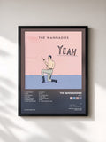 #noir Tableau de l'album Yeah de The Wannadies, cadre noir, imprimé et encadré en France