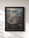 #noir Tableau de l'album Shore de Fleet Foxes, cadre noir, imprimé et encadré en France