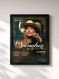 #noir Tableau de l'album La Sánchez de Lila Downs, cadre noir, imprimé et encadré en France